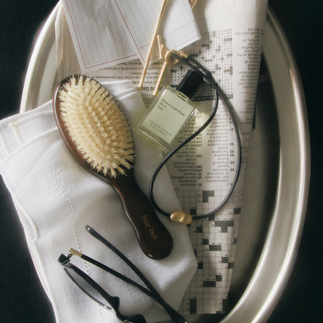The Mermaid Mini Brush - Essential Boar Bristle Brush