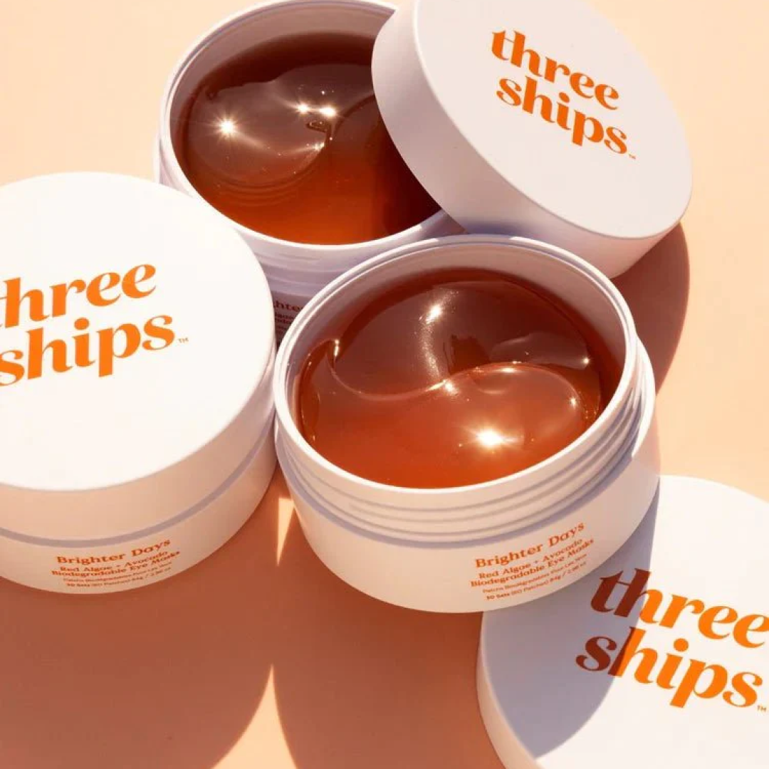 Brighter Days™ Red Algae + Avocado Biodegradable Eye Masks