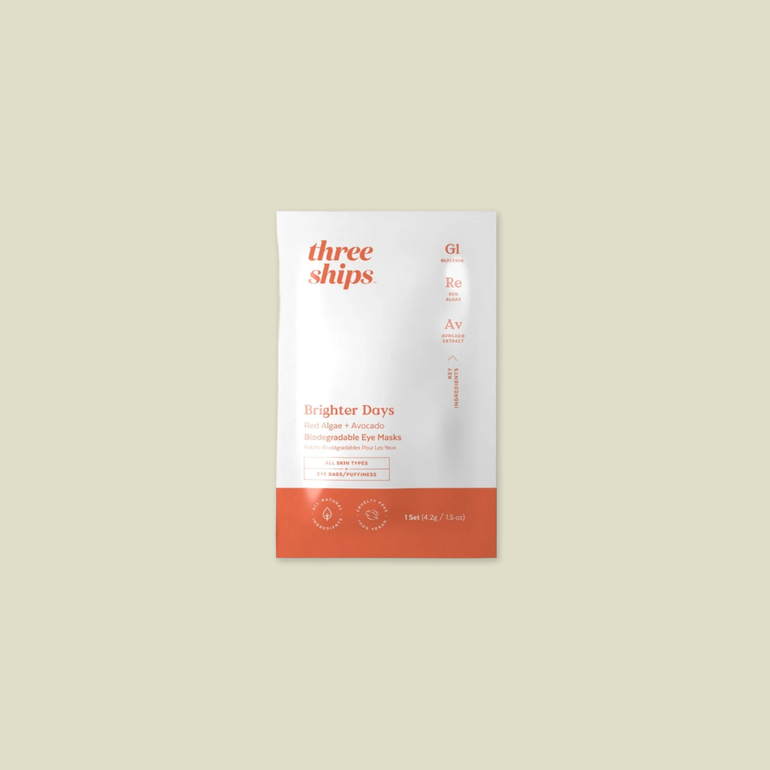 Brighter Days™ Red Algae + Avocado Biodegradable Eye Masks