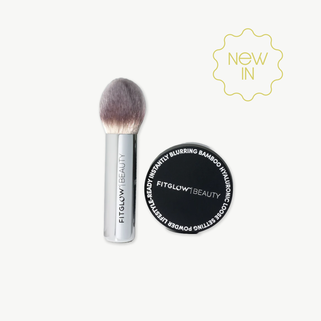 Bamboo Hyaluronic Loose Setting Powder + Brush Duo